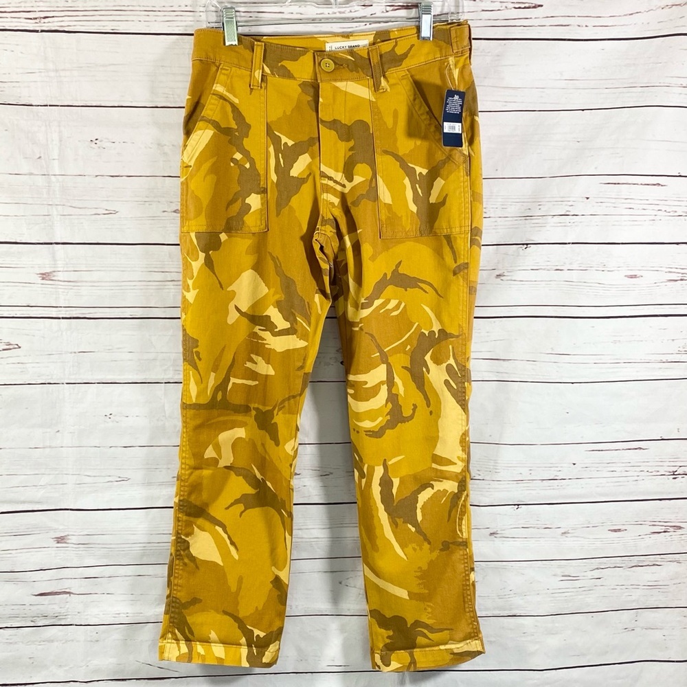 Lucky Brand Women's Camo Twill‎ Pants Size 4/27